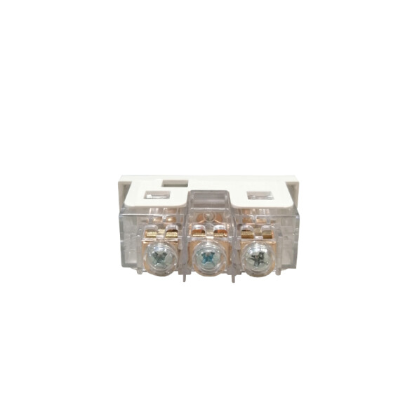 Módulo t/cte. 2P+T 10A 250V bianco reale Silight SK3136
