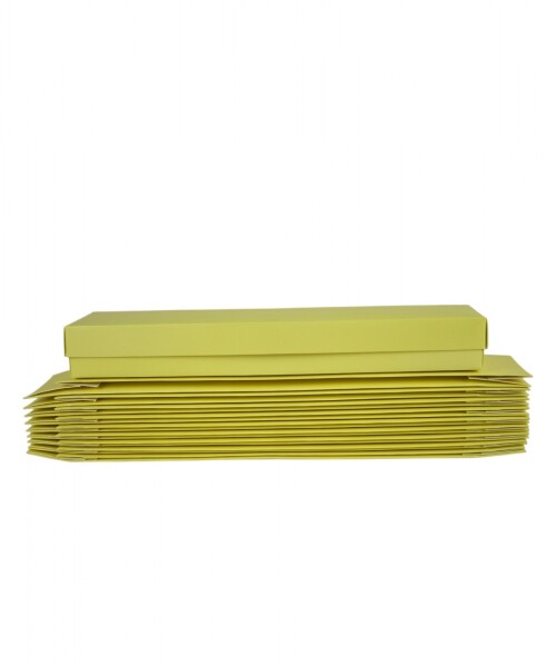 Pack x 20 unid - caja 12 eco 7x32x4 cm. AMARILLO