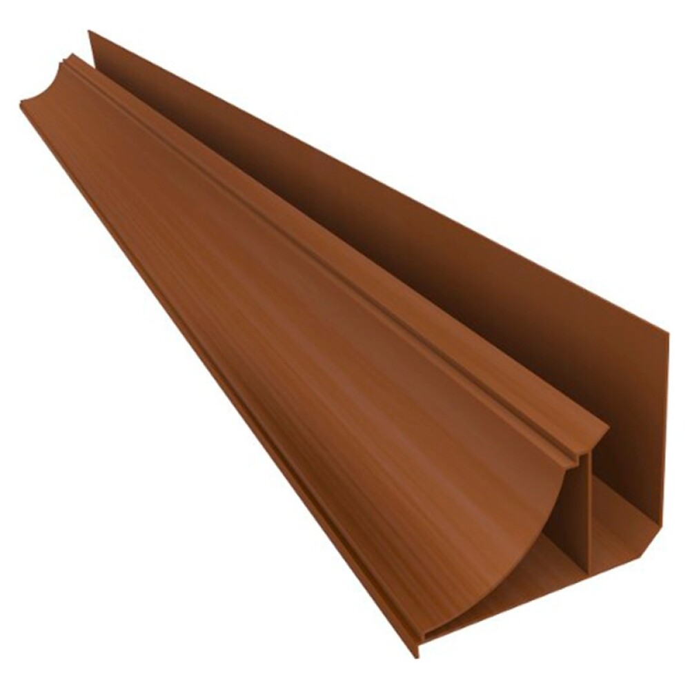 ÁNGULO PERIMETRAL PVC 6 MTS MOGNO ángulo Perimetral Pvc 6 Mts Mogno