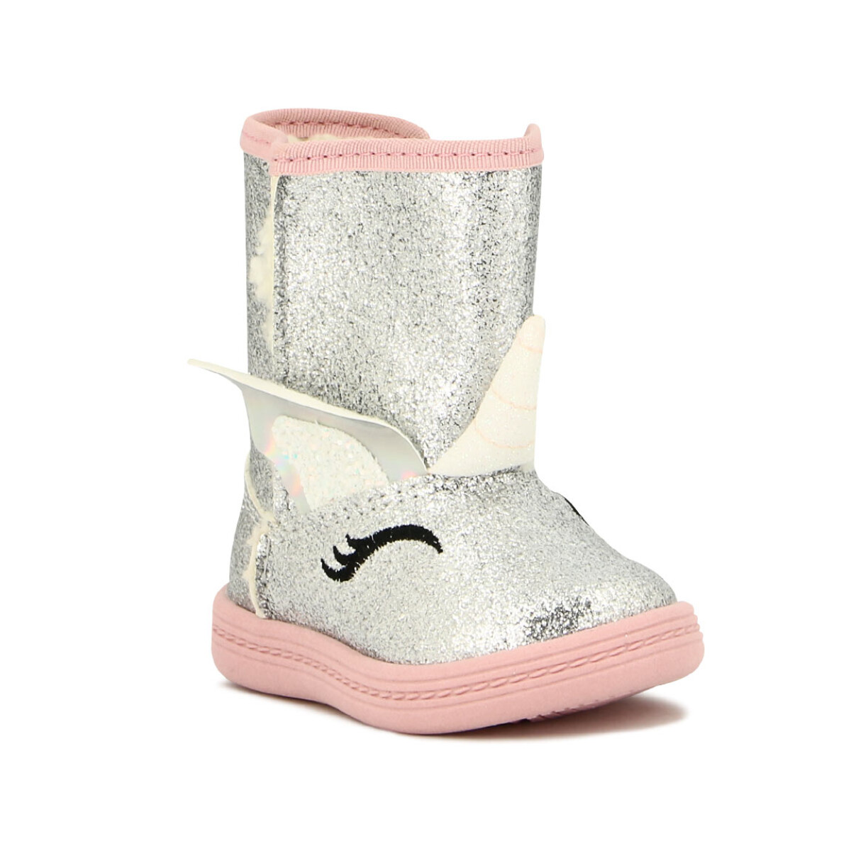 Molekinha Pantubota Unicornio C/gliter - Plata-plata 