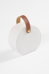 Alhajero organizador circular con strap blanco