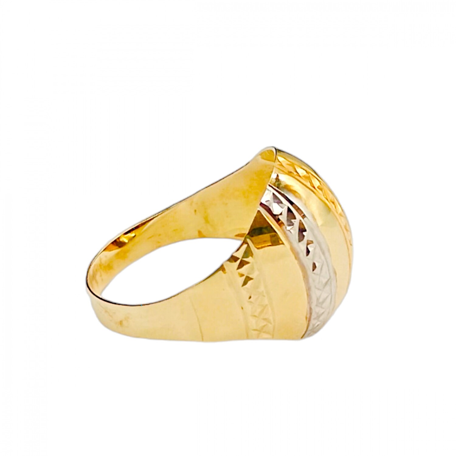 Anillo Labrado-Oro bajo-Sin Piedra-AN8188 - sinpiedra — Mamba Negra