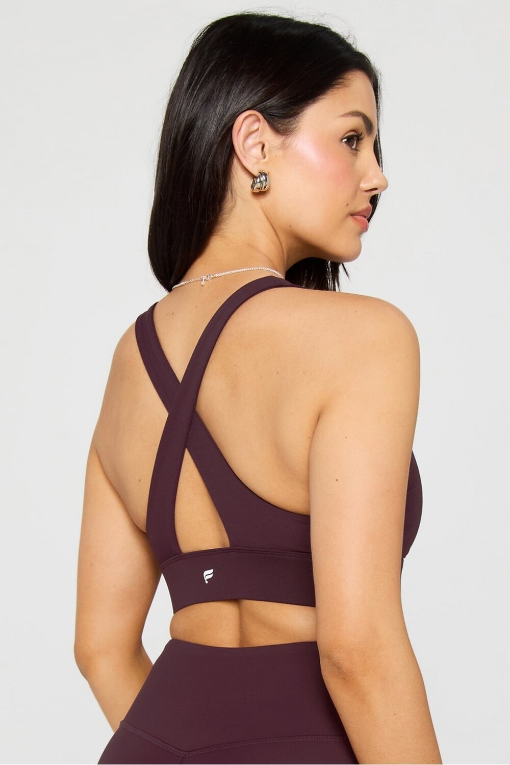 Top Oasis Twist Sports Bra Mujer Oxblood
