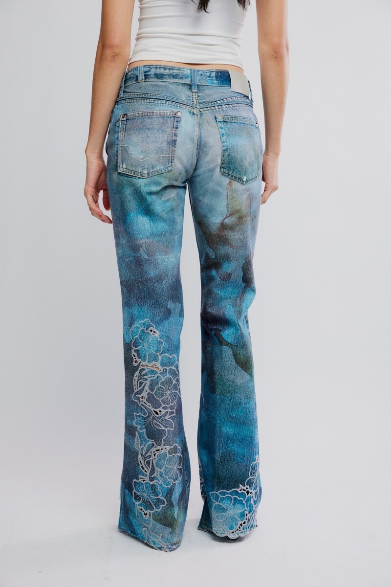 JEAN CUTWORK WEST COAST Azul