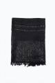 Pashmina brillos negro