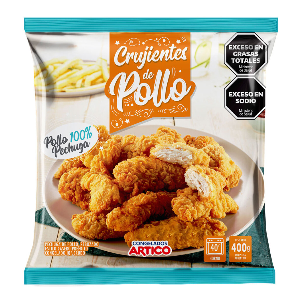 CRUJIENTE POLLO 400G +SOLO PDE O WEB+ 