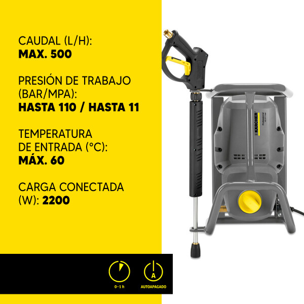 Hidrolavardora Kärcher Hd 5/11 Cage HIDROLAVADORA KARCHER HD5/11 CAGE 50275