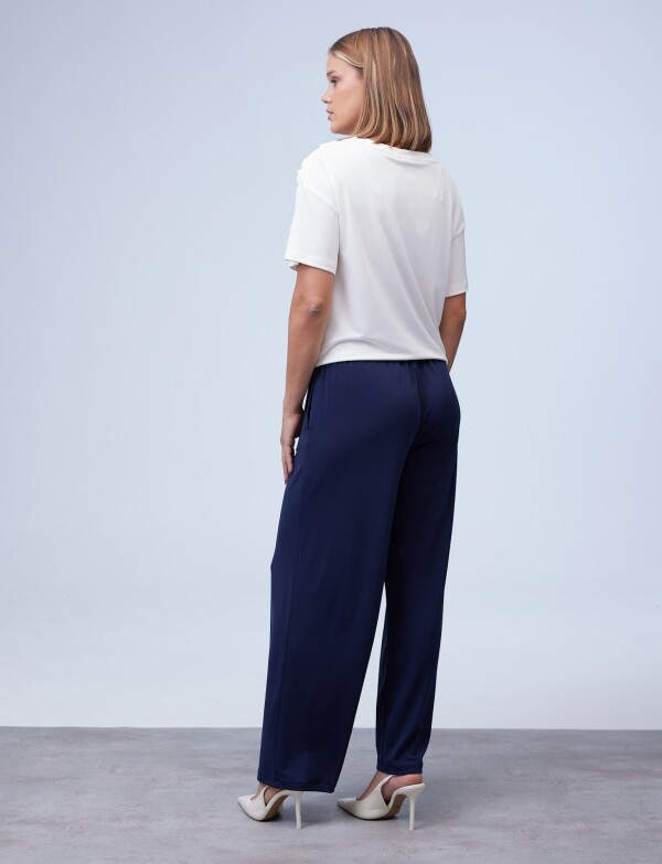 Pantalon Crepe AZUL