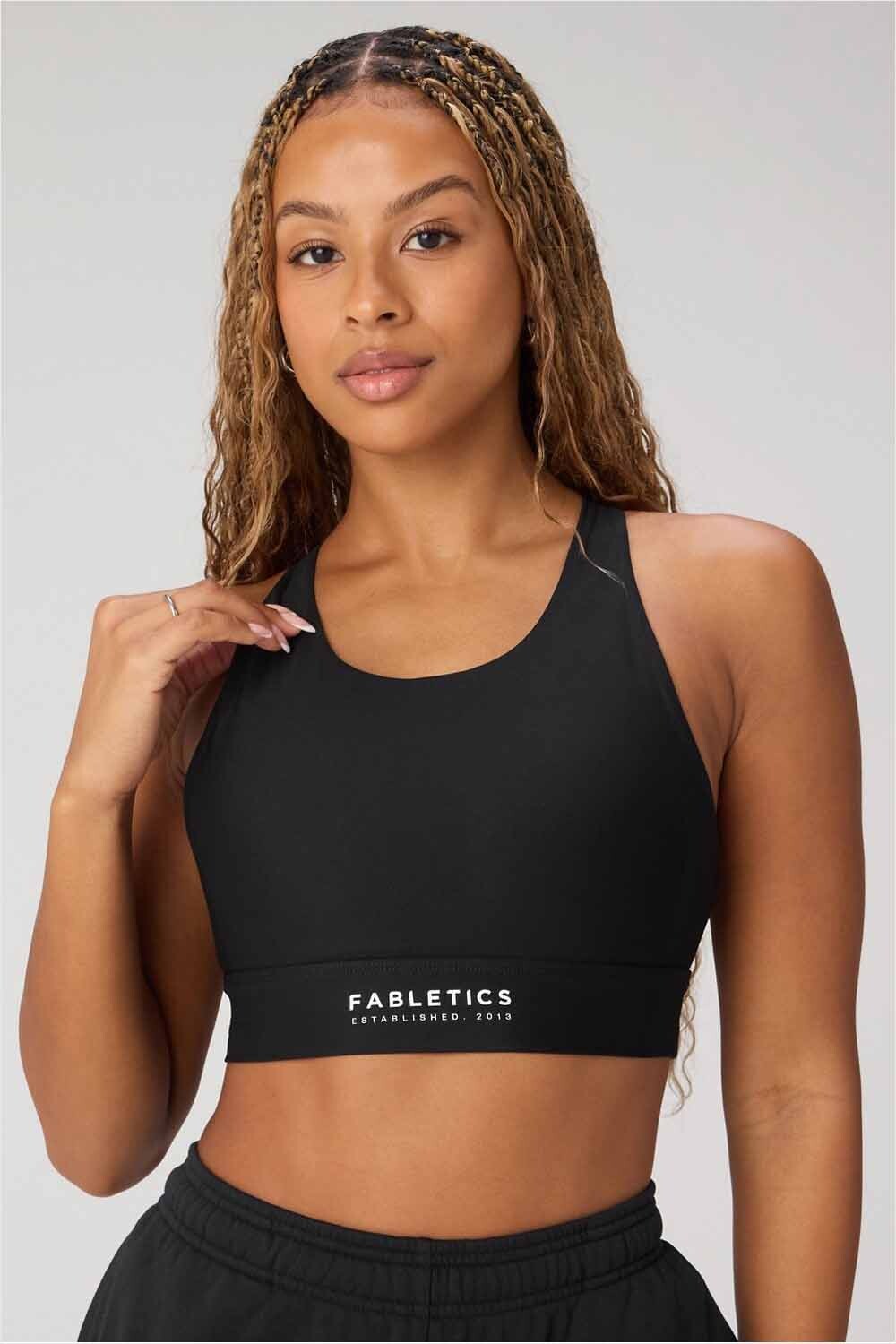 Top No-Bounce High Impact Sports Bra Mujer Black/Classic White