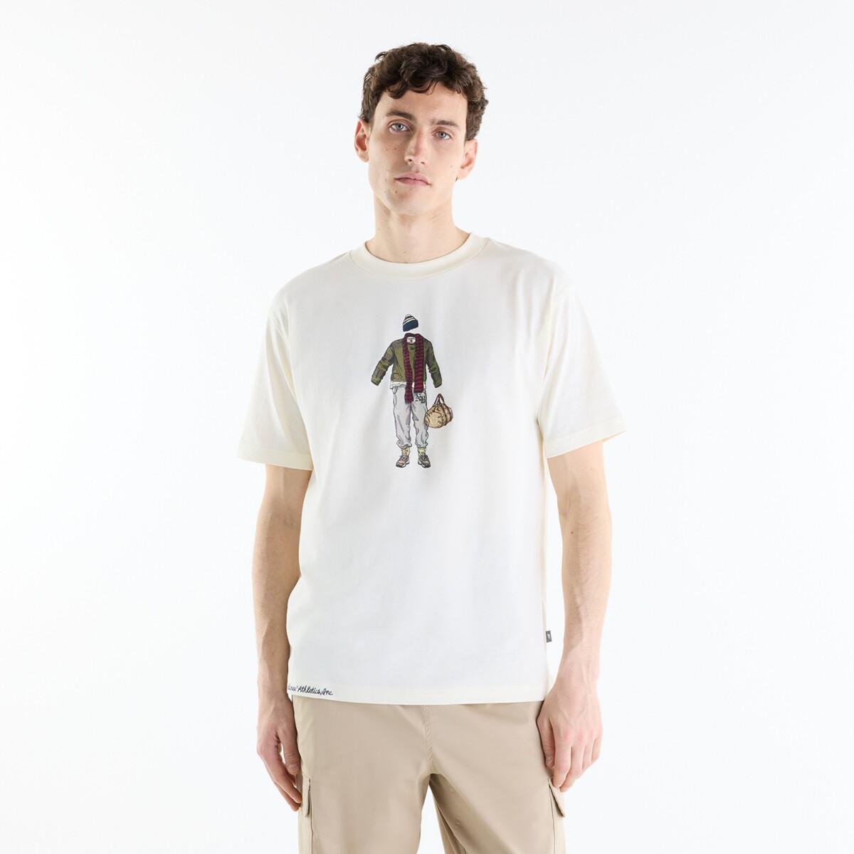 Remera New Balance de Hombre - Varsity - MT6275EOAGA - CHARCOAL HEATHER 