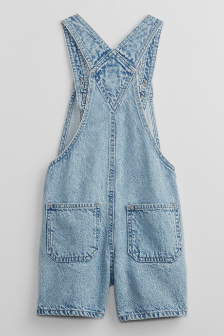 Enterito Corto Jean Niña Light Wash