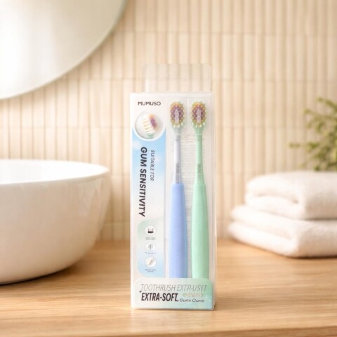 CEPILLOS DE DIENTES EXTRA-SOFT PARA ENCÍAS (PAQUETE DE 2) CEPILLOS DE DIENTES EXTRA-SOFT PARA ENCÍAS (PAQUETE DE 2)