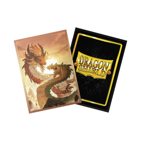 Dragon Shield: 100 Standard Sleeves Dual Art - Matte Wood Snake Dragon Shield: 100 Standard Sleeves Dual Art - Matte Wood Snake