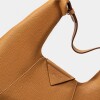 Cartera al hombro The Shopping en cuero graneado Cuoio