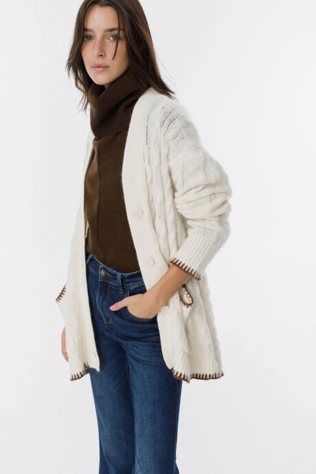 Cardigan Elora Off White