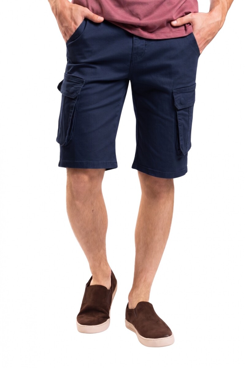 SNAKE BERMUDA CARGO - NAVY 