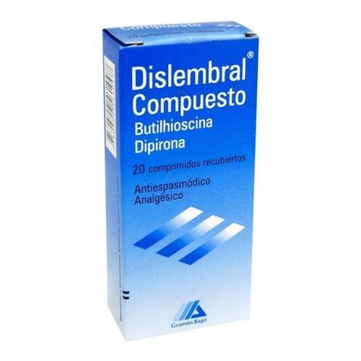 Dislembral Compuesto 20 Comprimidos – Relajante y Analgésico Muscular
