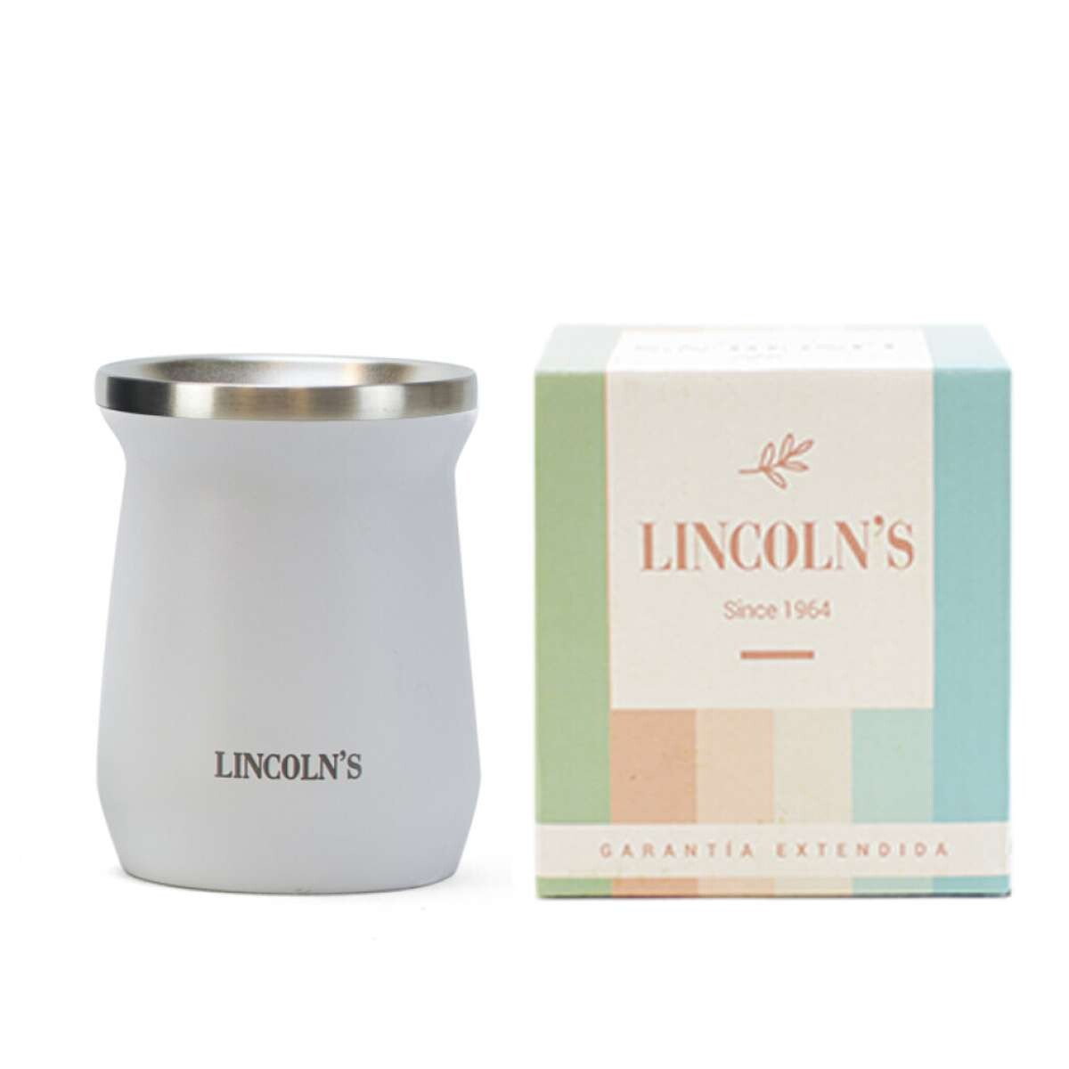 Mate Acero Inoxidable Cefeo - Blanco 