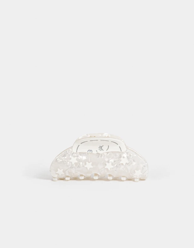 Broche Especiales Broche Perlado Con Estrellas - Combinacion Bicolor