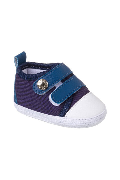 Tenis Con Dos Velcros Bebe Azul