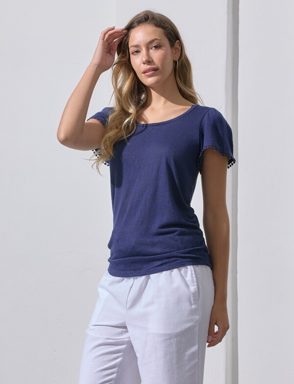 Remera Frunces AZUL