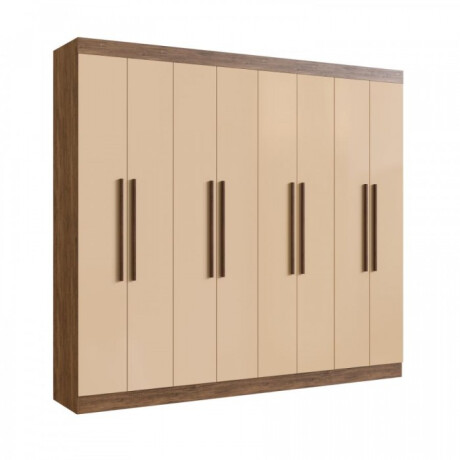 Ropero Placard 8 Puertas 4 cajones Dormitorio Beige