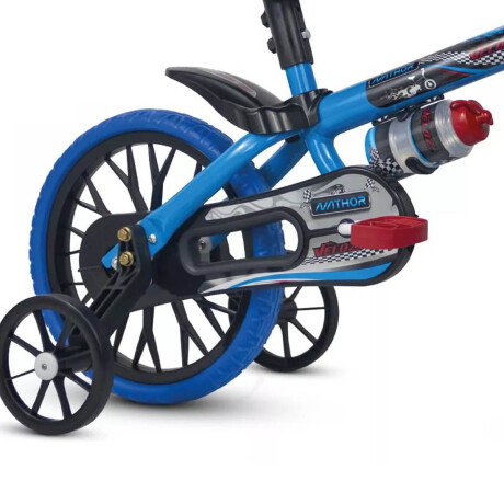 Bicicleta Niño Montaña Rod. 12 Y Caramañola Azul-Negro