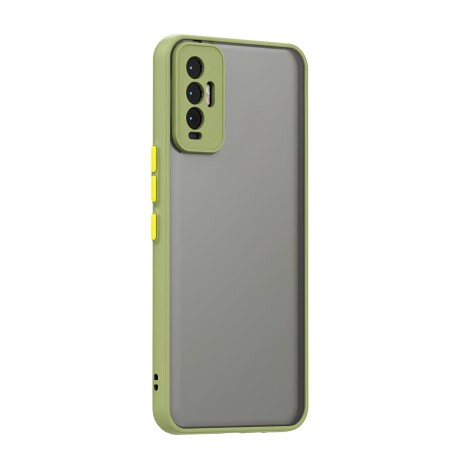 Protector Armor Frost Para Samsung A25 Military green