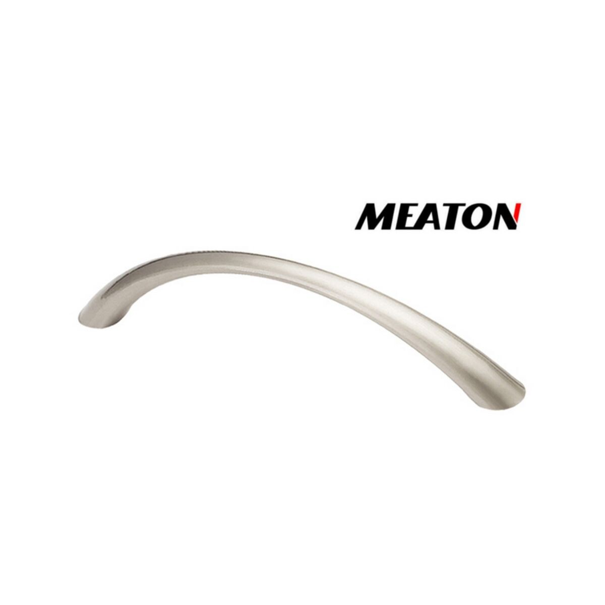 Tirador Arco 96 Mm Zamac Plateado Meaton 