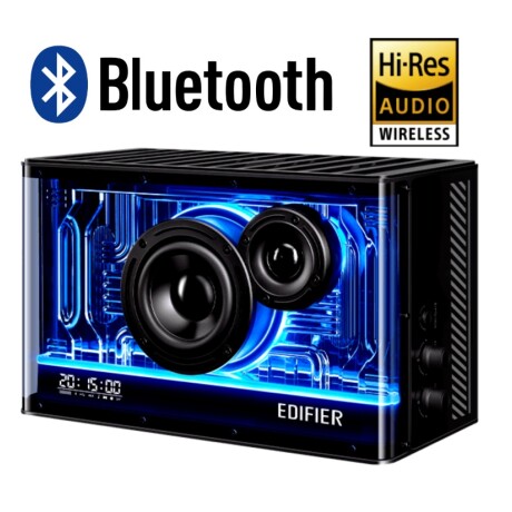 Parlante Edifier QD35 Negro Bluetooth Rgb 001
