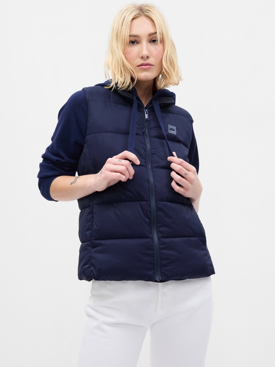 Chaleco Puffer Mujer - Vintage Navy 