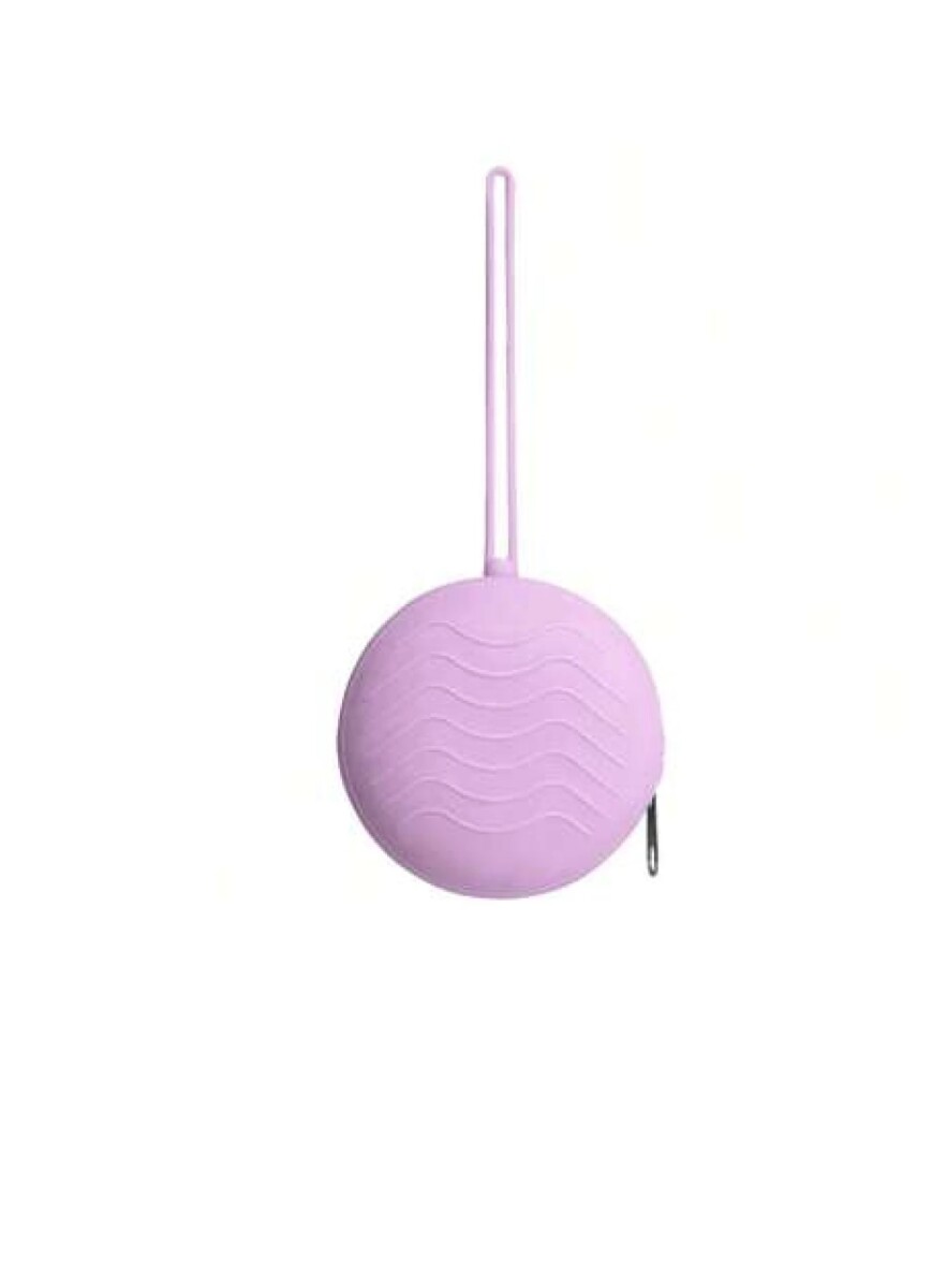 Porta chupete pod de Silicona con cierre - lila 