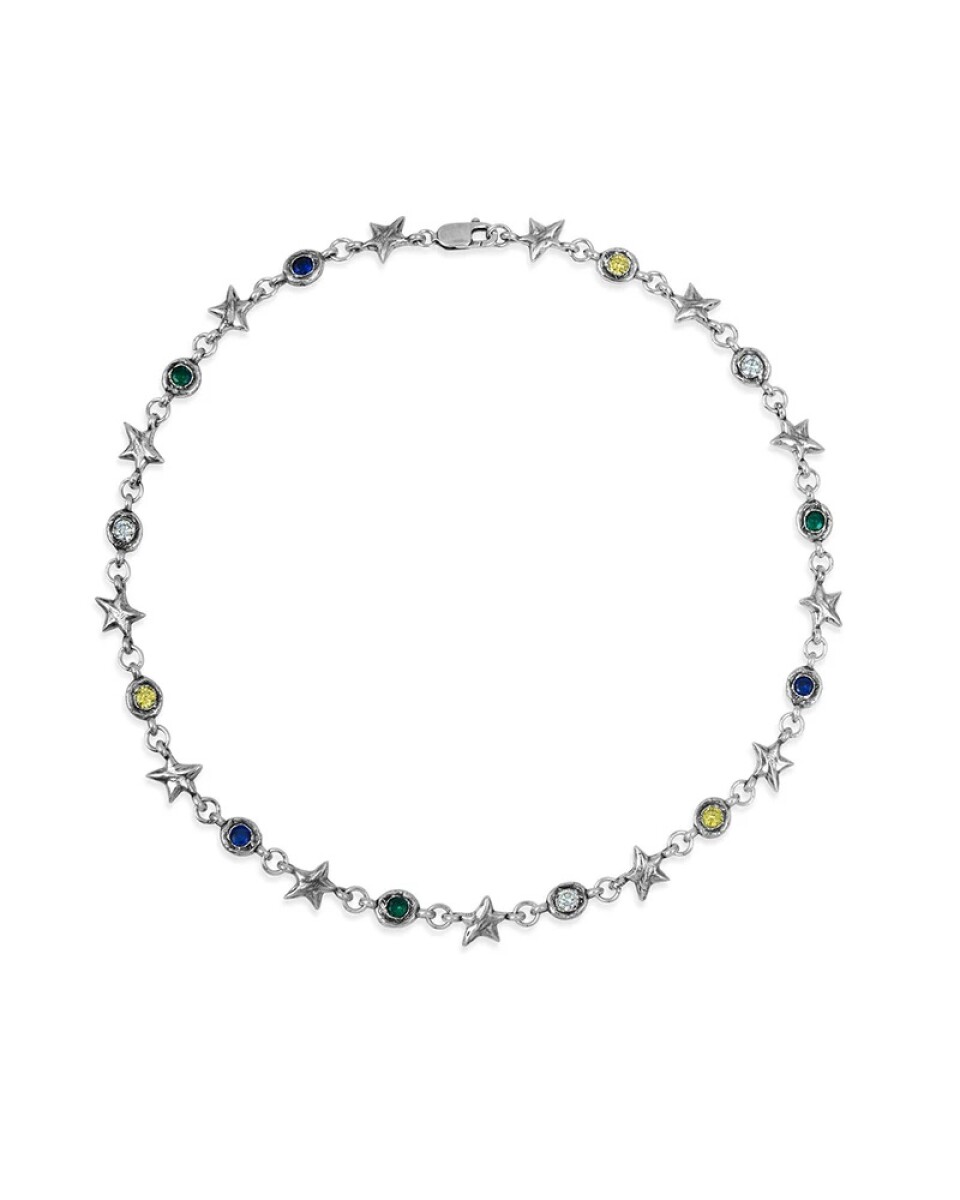 Multicolor Squadra Necklace 