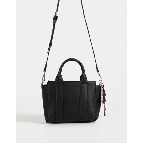 Cartera City Con Charm Negro