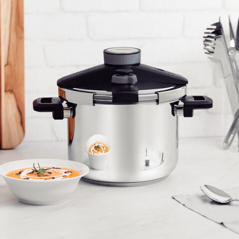 Olla a presion en inox. ø 22cm. 6 lt. "Presto" -TRAMONTINA TF1886