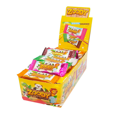 CHOCOLATIN ZOODY 10 GRS - DISPLAY 48 Unidades CHOCOLATIN ZOODY 10 GRS - DISPLAY 48 Unidades