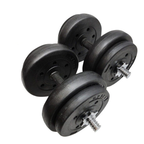 Set 2 Mancuernas Macizas + Barra 1.8m + 60 Kg Pesas Cmb000835