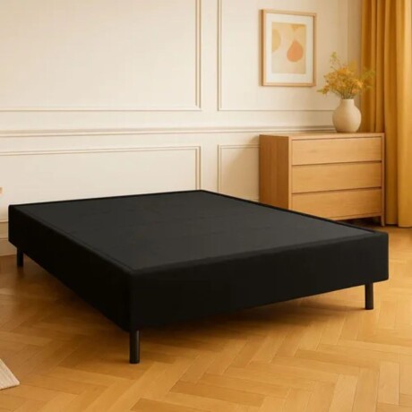 Box 2 Plazas 140x190 cm Negro