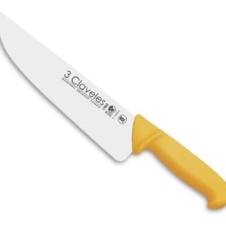 Cuchillo 3 Claveles Carnicero 24cm REF1302 m/amarillo Cuchillo 3 Claveles Carnicero 24cm REF1302 m/amarillo