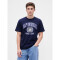 V-FRCH SS GAP VINTAGE GRAPHICS NEW NAVY