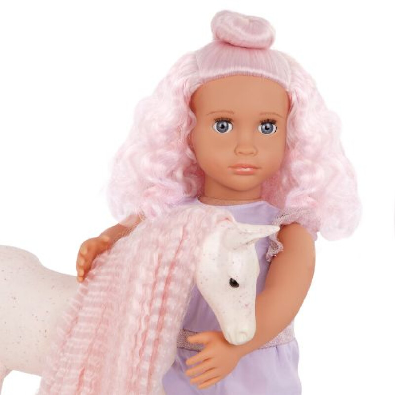MUÑECA c/POTRO p/PEINAR - ELARA & LUMINA - OUR GENERATION Muñeca C/potro P/peinar - Elara & Lumina - Our Generation