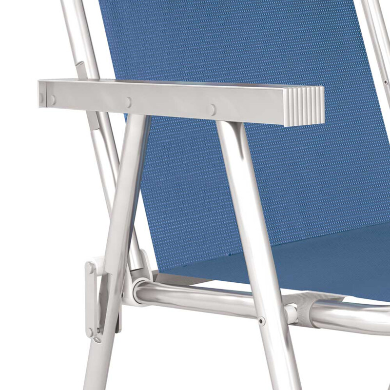 Silla Alta Conforto Aluminio AZUL OSCURO