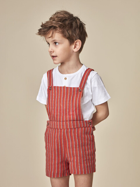 Peto De Rayas Multicolor Naranja