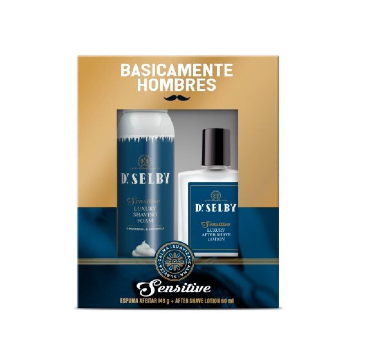 Gift Set Básicamente Hombres espuma de afeitar+after shave - Sensitive 