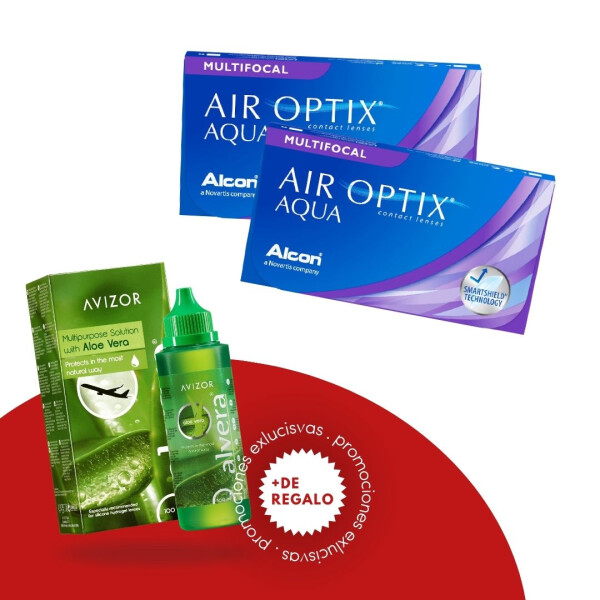 Air Optix Plus Multi- PROMO 2 cajas + 1 Alvera 100 Air Optix Plus Multi- Promo 2 Cajas + 1 Alvera 100