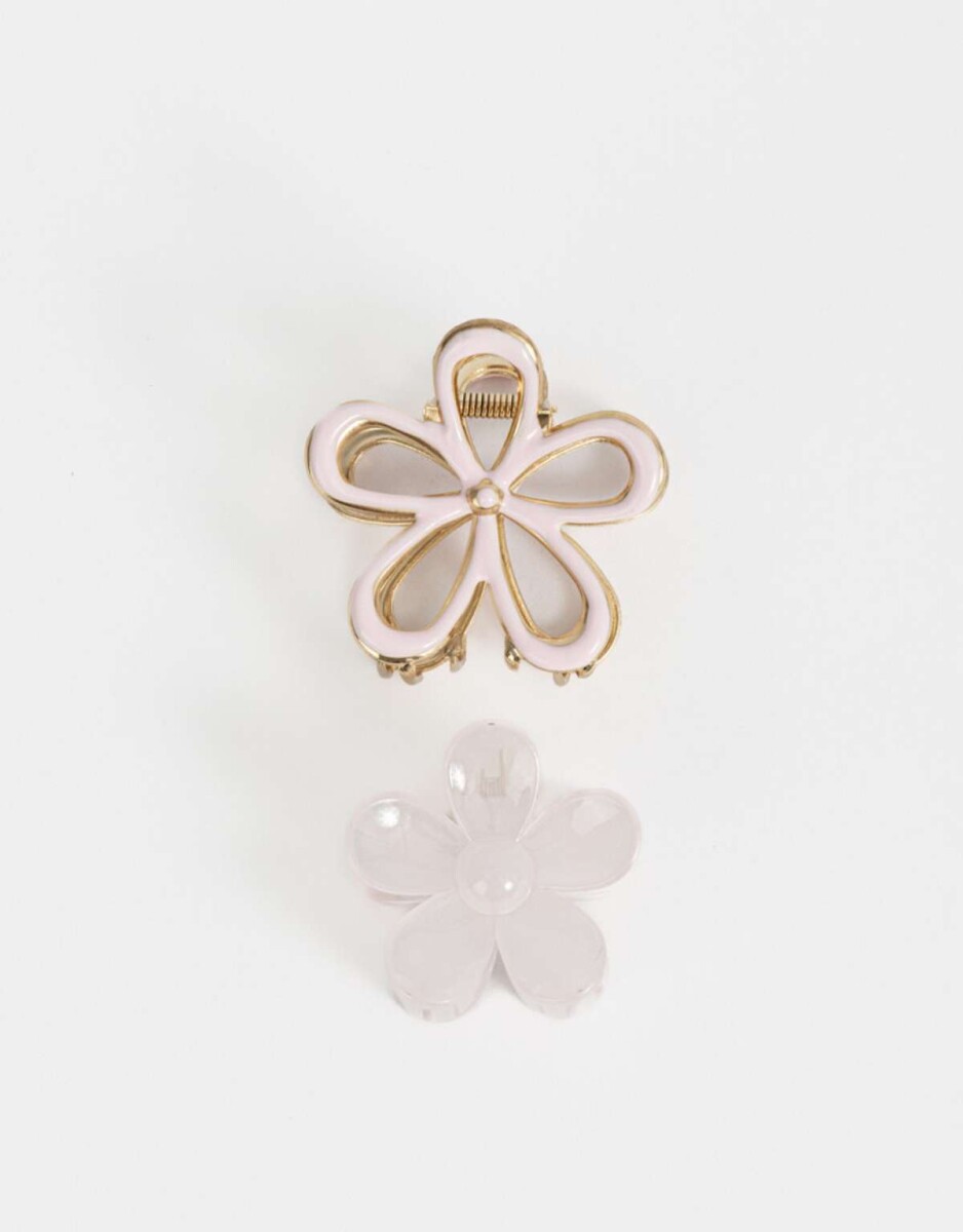 Set De Broches - Rosa Claro 