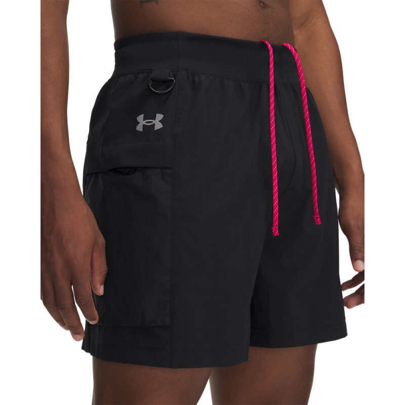 UA TRAIL RUN 5'' SHORTS-GRY BLK-002