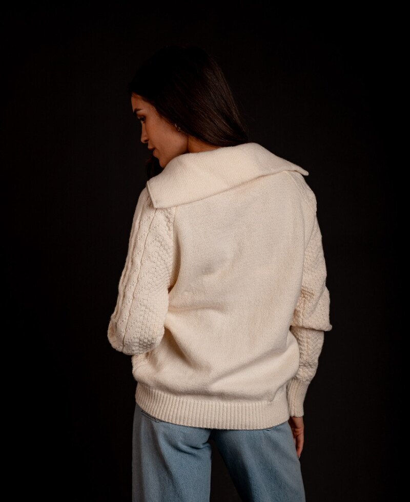Buzo Camille crema