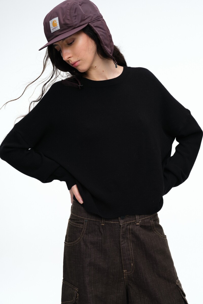 SWEATER BASE Negro