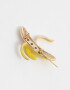 Prendedor Esmaltado Prendedor Banana Dorado - Dorado
